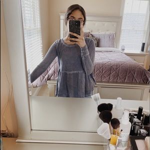 Hollister Blue Long Sleeve